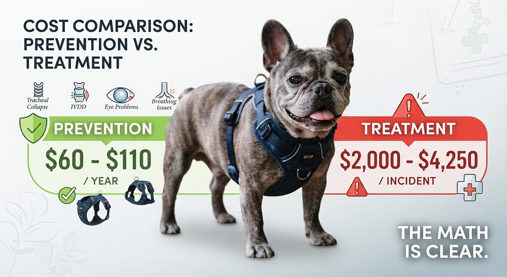 Cost comparison graphic Prevention: $60-$110/year vs. Treatment: $2,000-$4,250/incident. Text: "The math is clear."