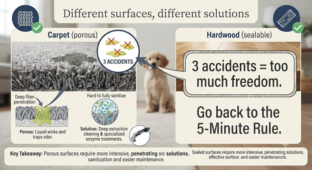 Reset graphic 3 accidents = too much freedom. Text: "Go back to the 5-Minute Rule."