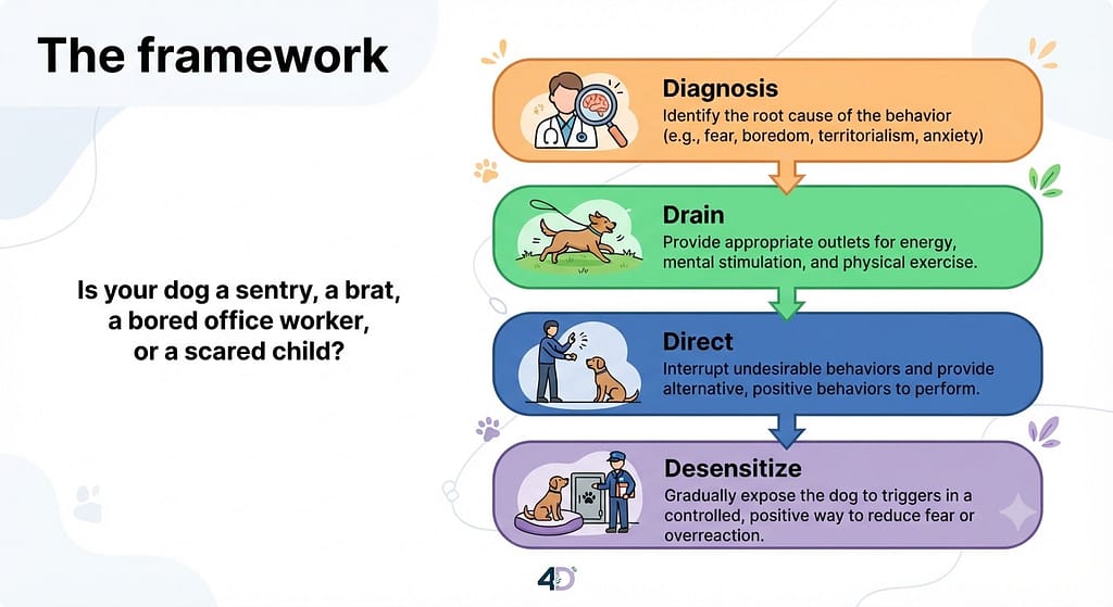 Is your dog a sentry, a brat, a bored office worker, or a scared child?
