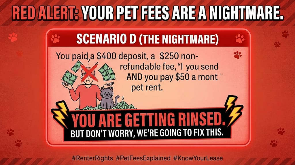Red alert graphic "You are getting rinsed. But don't worry, we're going to fix this." Text: "The nightmare scenario."